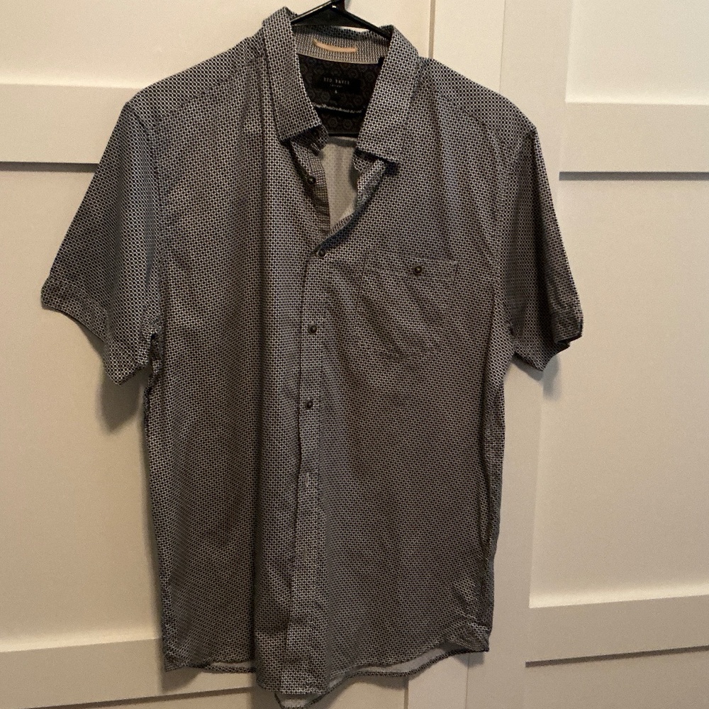 Ted Baker London short sleeve men’s shirt, size 5